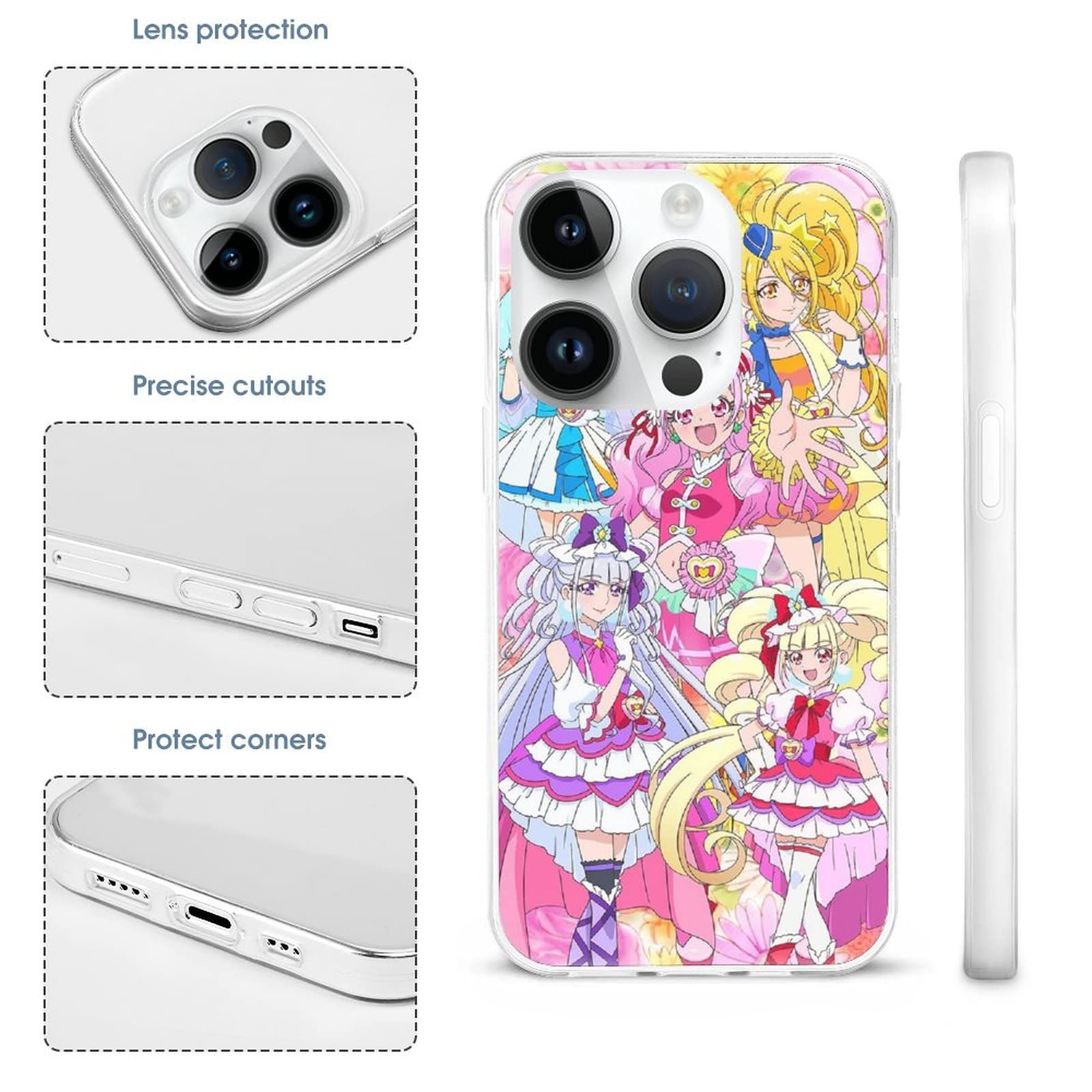 Amazon.co.jp: プリキュア IPhone 14 Pro Maxケース最新しい軽量超薄型